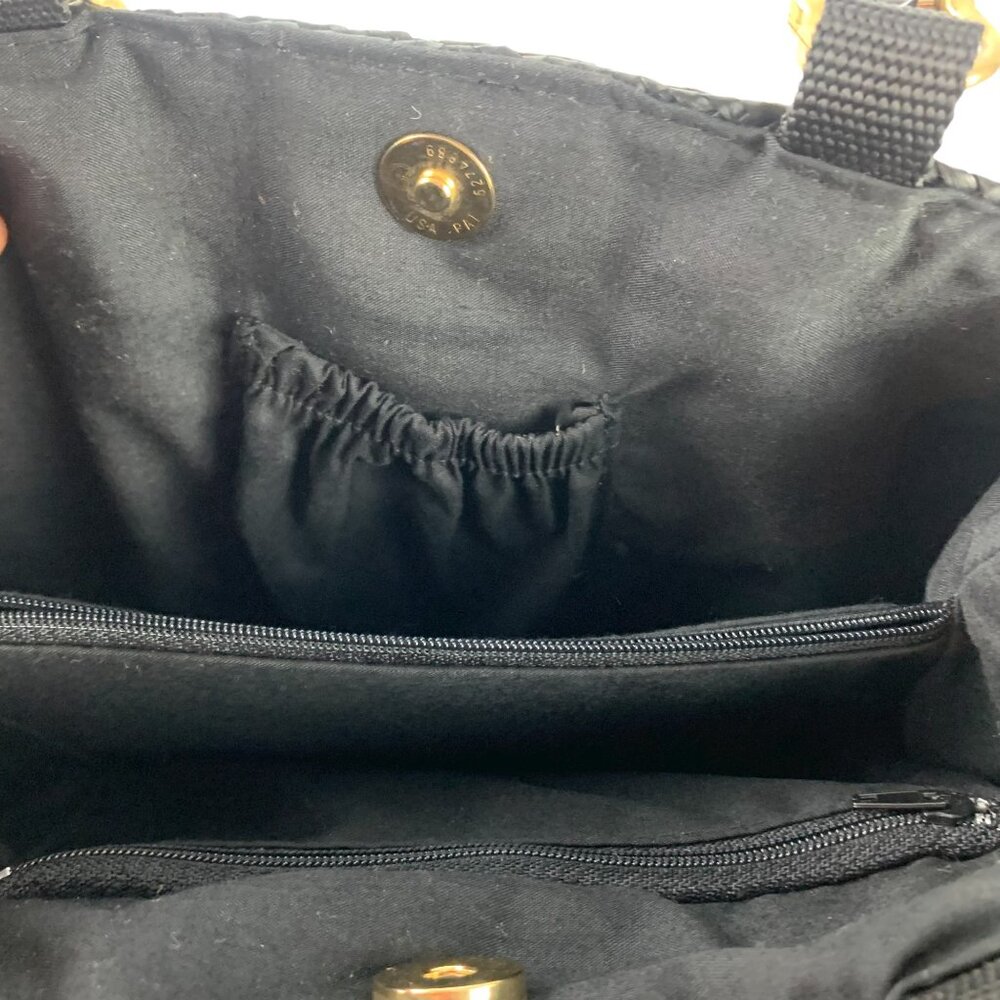 Tre Vero Top Frame Leather Stud Accented Shoulder‎ Bag - Picture 9 of 12